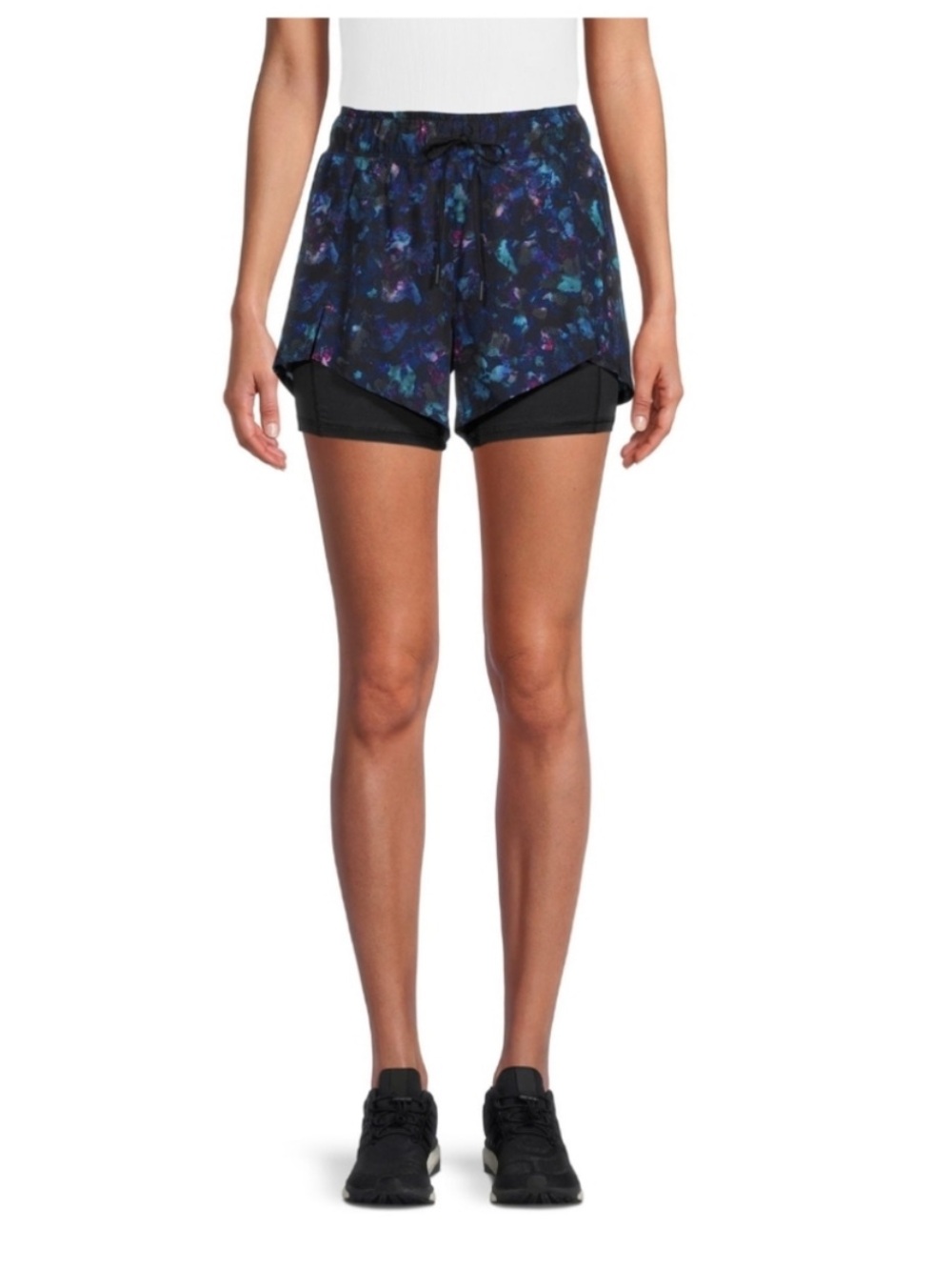 Avia Women's Running Shorts with Biker Liner, sz L
